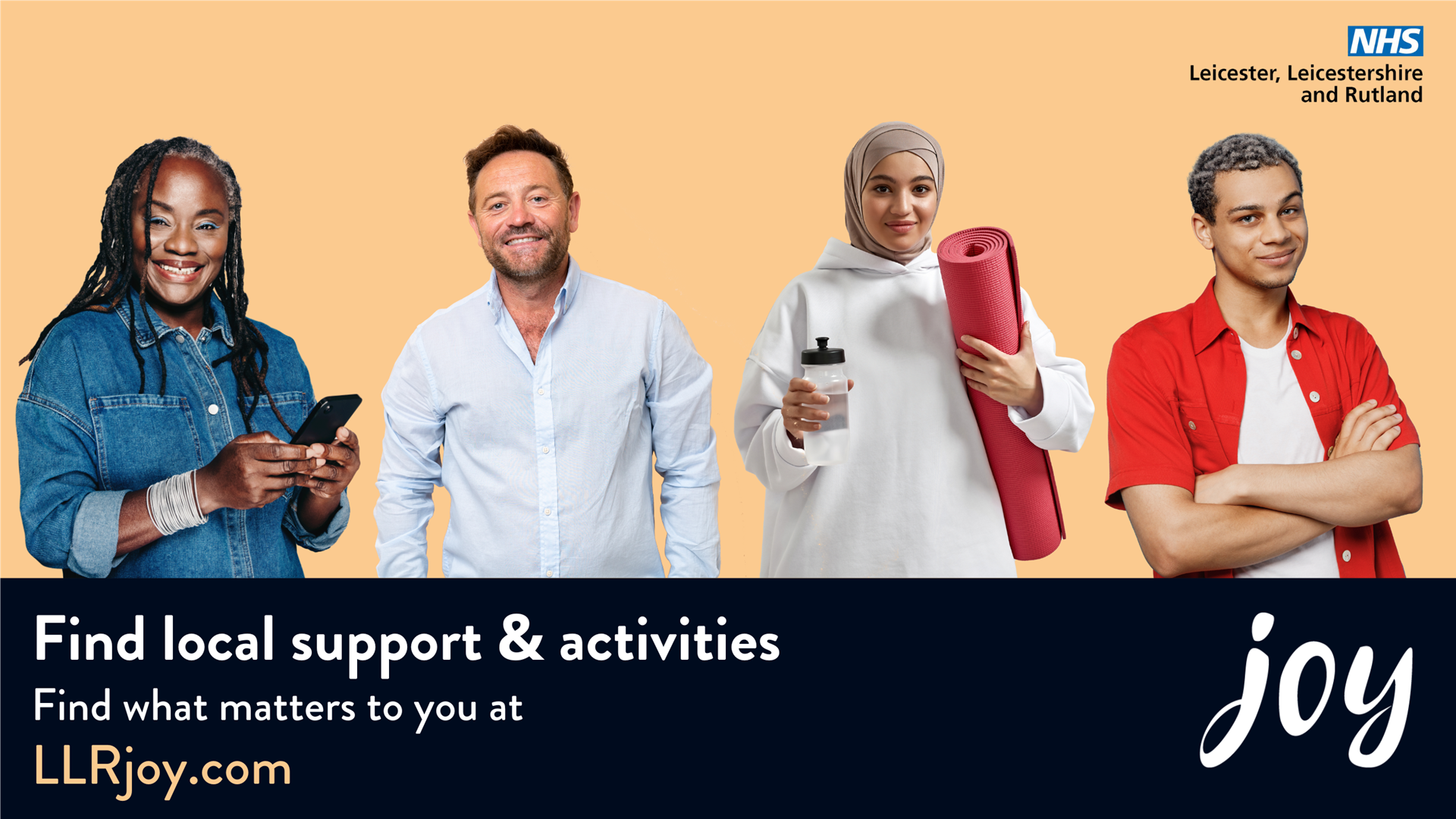 find local support and activities with Joy